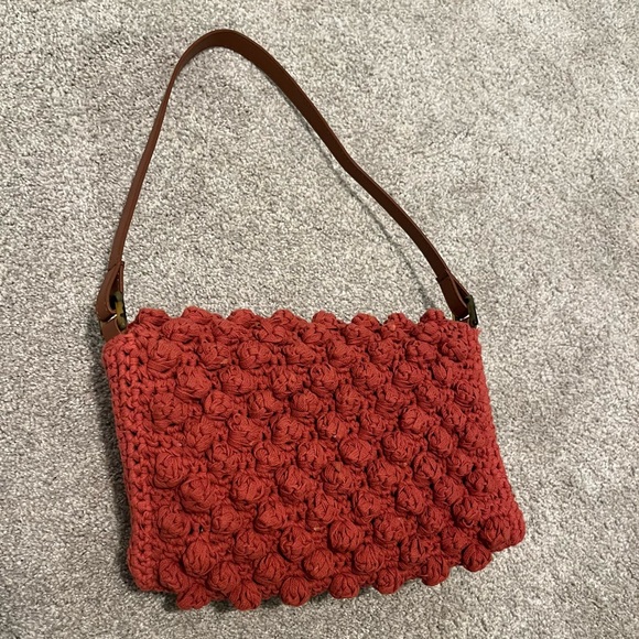 No boundaries HandMade Crochet Purse 100% Recycled Polyester Floral Boho NWOT - Picture 2 of 16